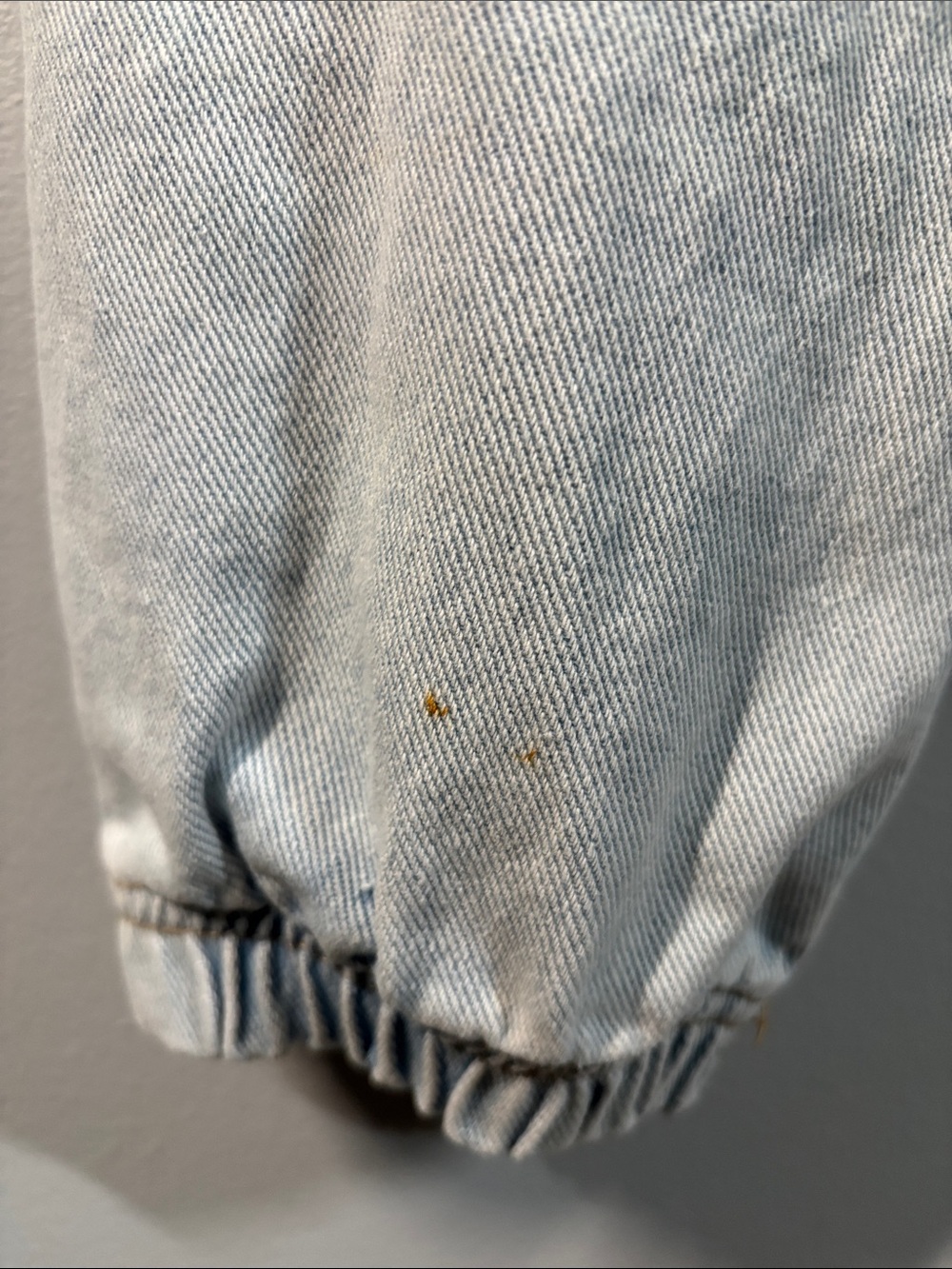Pacsun jeans women’s size 23 size 000 Light Blue Distressed Drawstring Joggers - Picture 9 of 16